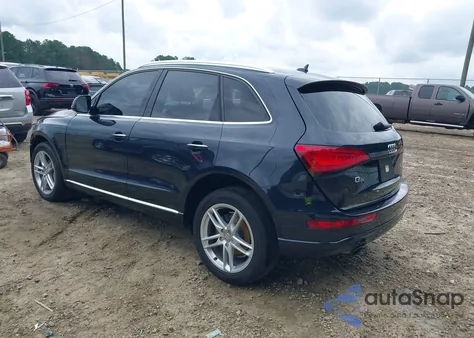 2017 Audi Q5 2.0T Premium from USA, damaged, VIN WA1L2AFP8HA046810